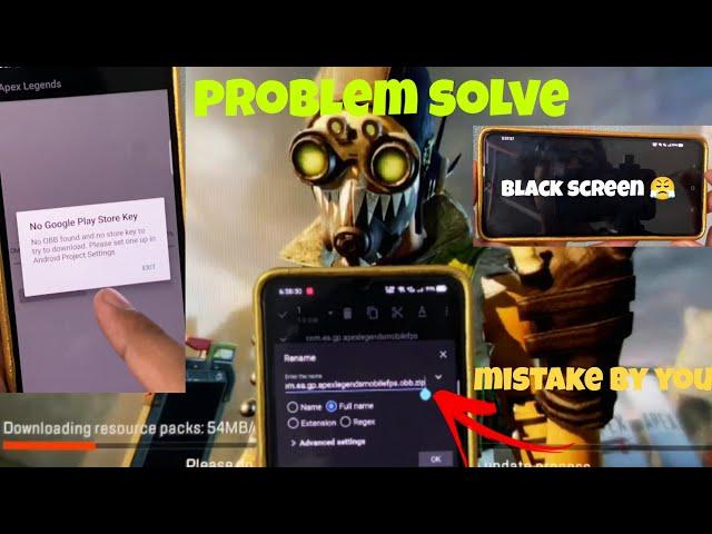 Apex Legends Mobile Download | No Obb Found | Black Screen Issue | how to install | AkashKiTricks