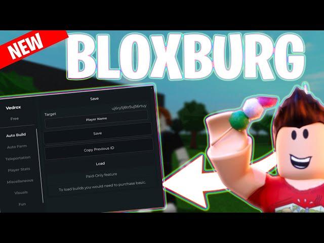 *NEW* Welcome To Bloxburg SCRIPT (PASTEBIN 2024) (AUTO FARM , FAKE CASH , AUTO BUILD)