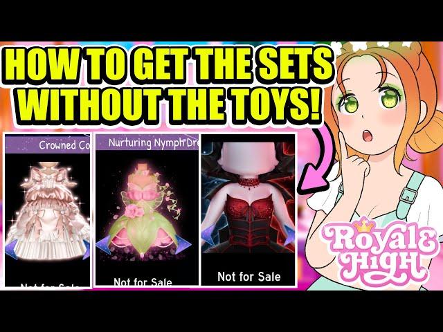 HOW TO GET THE NEW SETS WITHOUT BUYING THE TOYS  Royale High Roblox