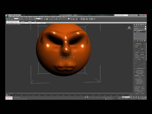 3DS Max 2010 - Paint deformation tutorial