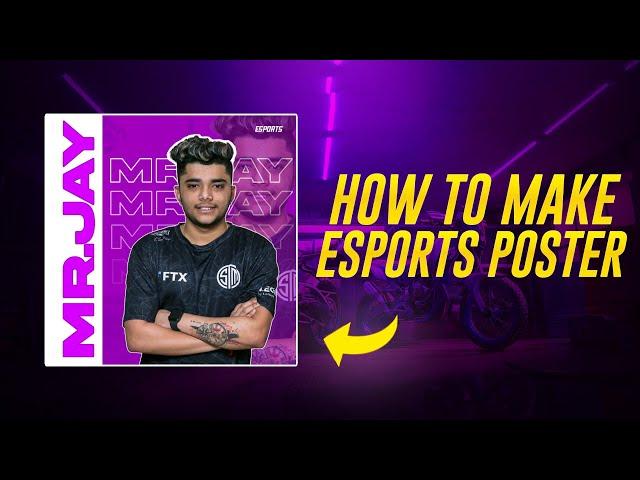 How To Make Esports Player Poster | Create Esports Poster On Android