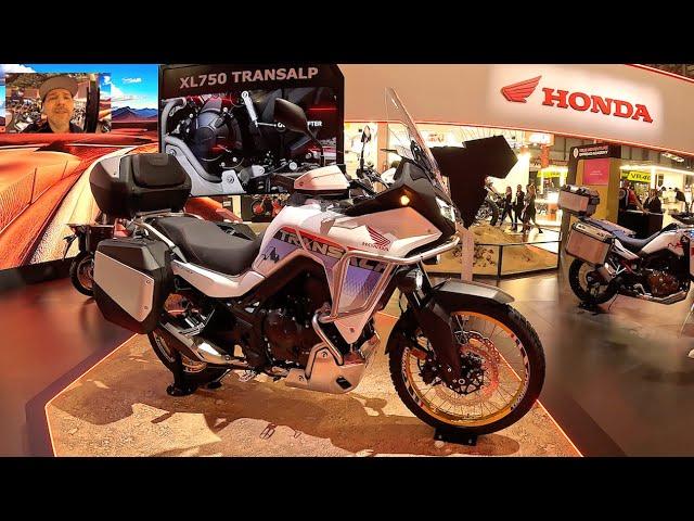 Honda XL 750 Transalp 2025 XL750 adventure touring moto motor bike EICMA motorcycle walkaround V2316