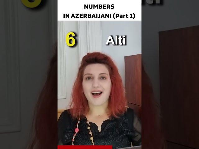 How to Count in Azerbaijani from 1 to 100? #shorts