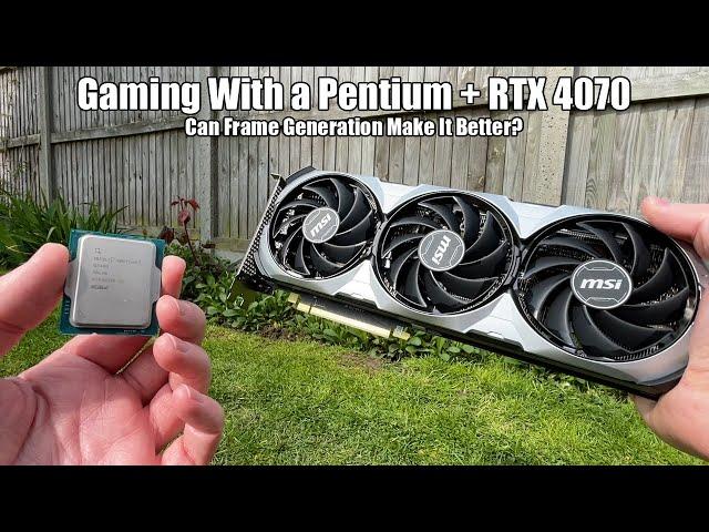 Pairing an RTX 4070 with a Pentium CPU Makes For Some Surprising Results