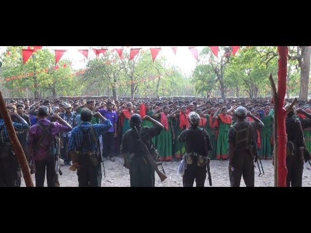 Thousands of people gather in  bastar on the occassion of Naxalbari celebrations