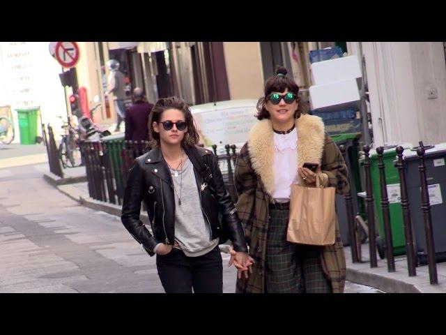 EXCLUSIVE: Kristen Stewart and Soko very much in love in the streets of Paris