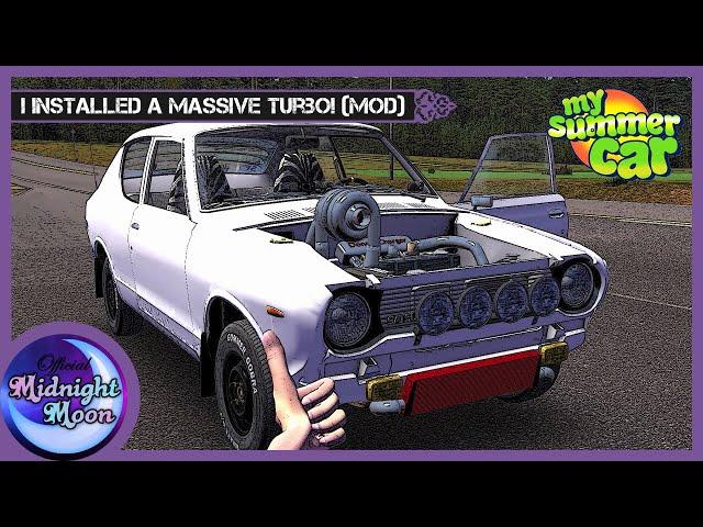 Installing A Crazy Turbo on My Car! [] My Summer Car