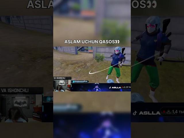 ASLAMBOI UCHUN QASOS #pubgm #flex #aslam #qasos #aslamboi #shorts