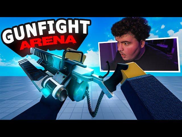 New BROKEN LASER MINIGUN in Gunfight Arena