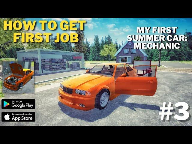 My First Summer Car: Mechanic(New Beta) - First Job - Gameplay (Android, iOS) | #jerryisgaming #3