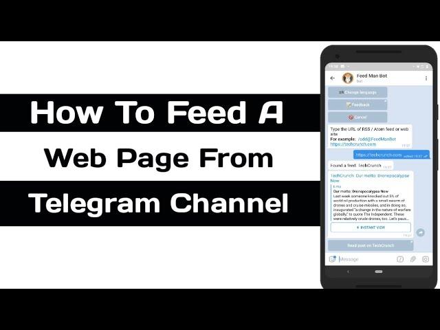 Telegram RSS Feed Bot | How To Read Website Feeds From Telegram Channel And Group