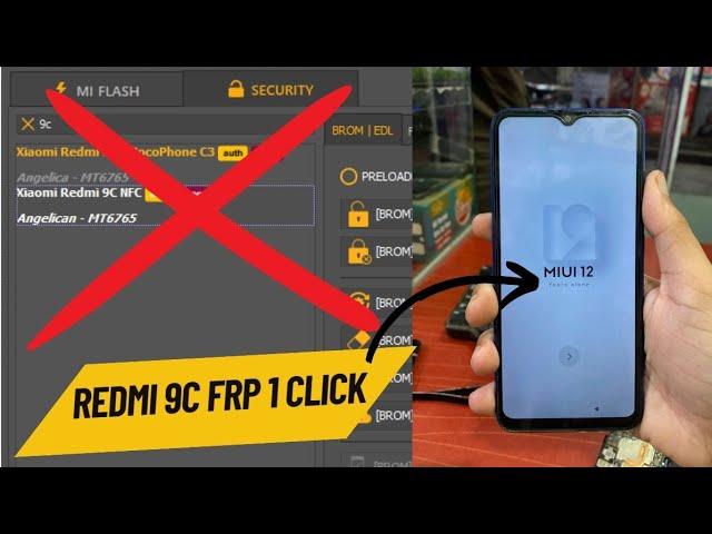 Redmi 9c frp unlock by unlocktool all error clear unlocktool 100% Done