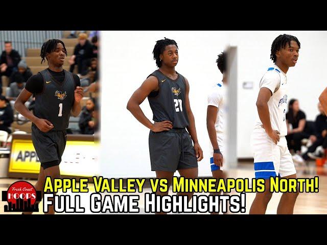 Minneapolis North And Apple Valley GO AT IT! Sophomore Drops 37 Points!