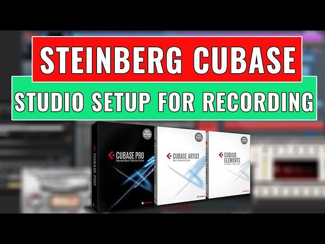 Steinberg #Cubase: How to Setup for Audio Recording  in Steinberg Cubase - OBEDIA Cubase Training