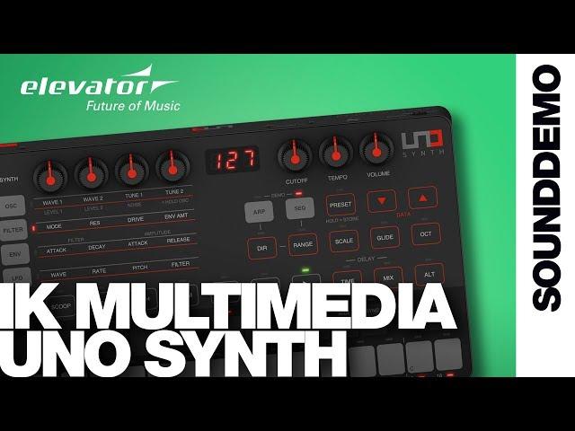 IK Multimedia UNO Synth - Synthesizer - Sound Demo (no talking)