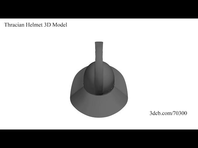 Thracian Helmet 3D Model