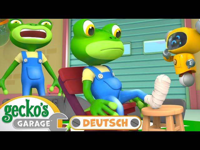 Geckos schmerzhaftes Ereignis | 90-minütige Zusammenstellung｜Geckos Garage Deutsch｜LKW für Kinder️