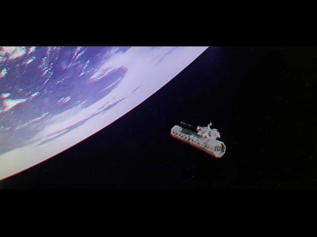 2001 A Space Odyssey - 3D conversion using frame delay technique.