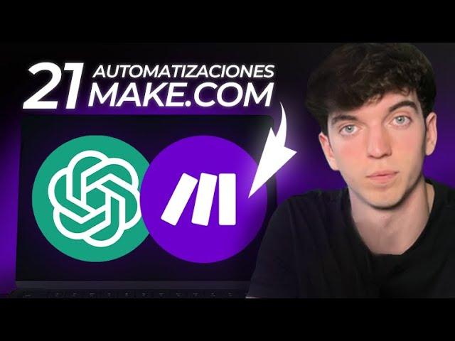 Top 21 Automatizaciones de ChatGPT en Make.com  (Cópialas)