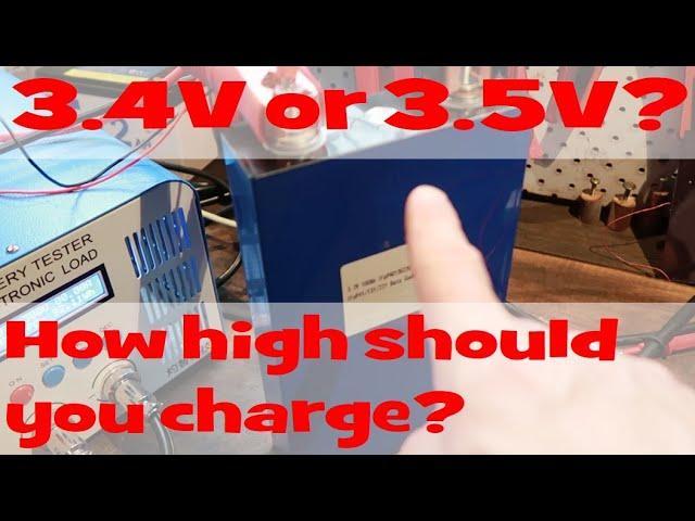 Charging LiFePo4 (LFP) to 3.4V and 3.5V with and without Absorption. What a difference!