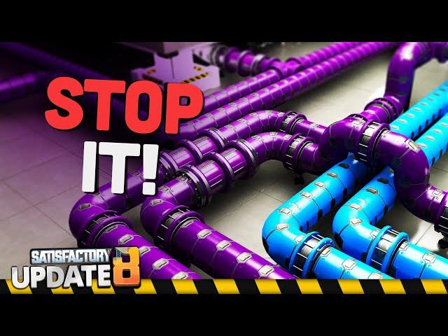 STOP Building Pipes & Belts WRONG! in Satisfactory