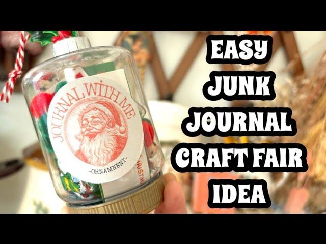 Easy Junk Journal Craft Fair Idea for Beginners / Dollar Tree Craft / What Supplies You Need / 2024