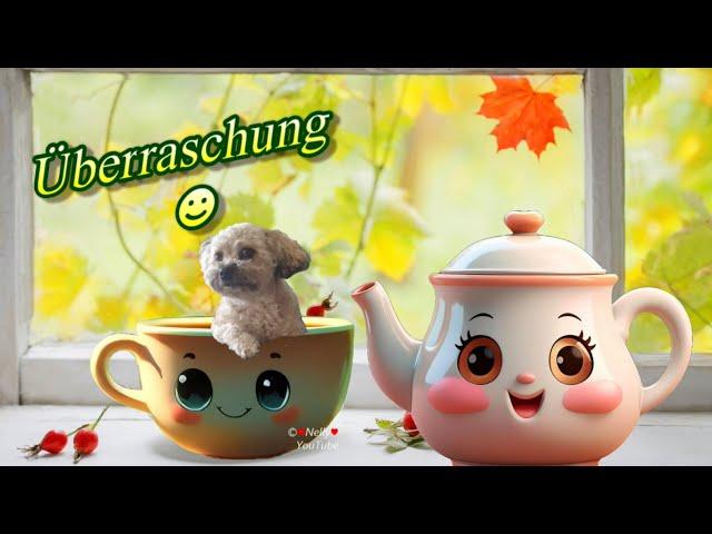 Überraschung am Montag ️ und liebe Herbst - Grüße zum Wochenstart 