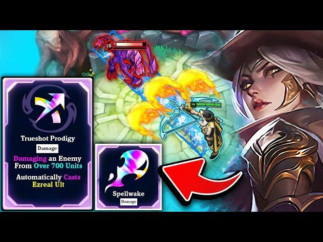 I created the most ANNOYING poke Ashe build of all time (SPELLWAKE + TRUSHOT PRODIGY)