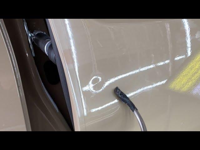 How Sharp Door Dings Are Removed Properly - Dent Time San Diego