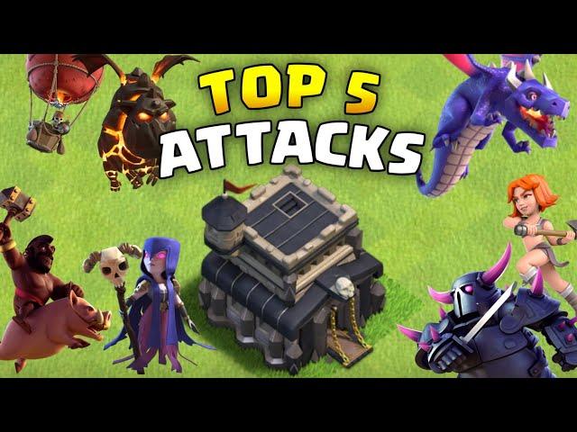 Top 5 Best TH9 Attack Strategies 2024 | Best Town Hall 9 Attacks for 3 Star