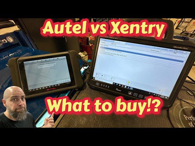 Autel vs Xentry comparison and demonstration