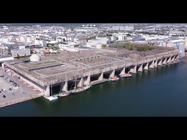 INISIDE WW2 GERMAN U-BOAT BUNKER IN SAINT-NAZAIRE