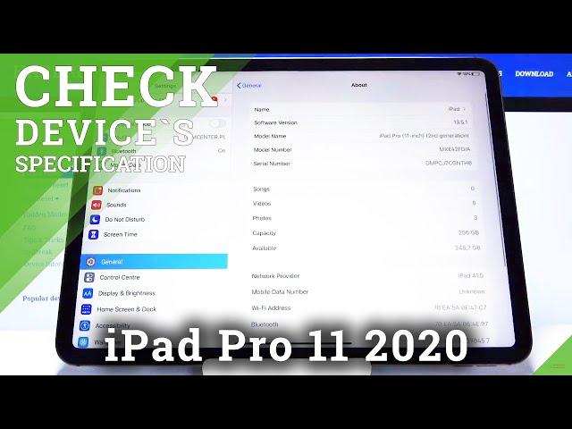 How to Check Device’s Specification in iPad 11 Pro 2020 – Find Device’s Info