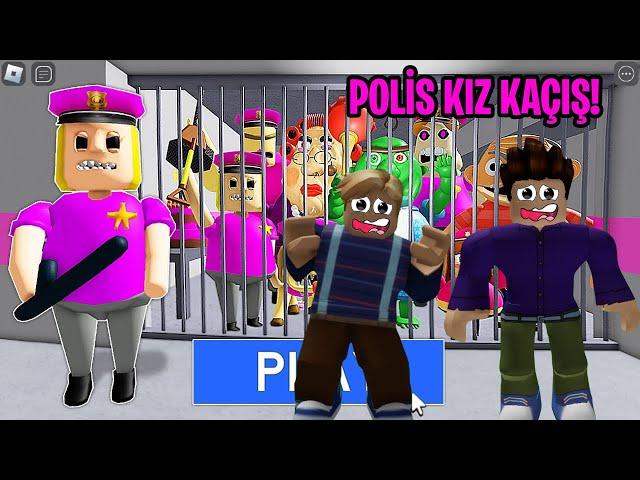 Polis Kız Hapishanesinden Kaçıyoruz !! - Roblox POLICE GIRL PRISON RUN! (Obby)