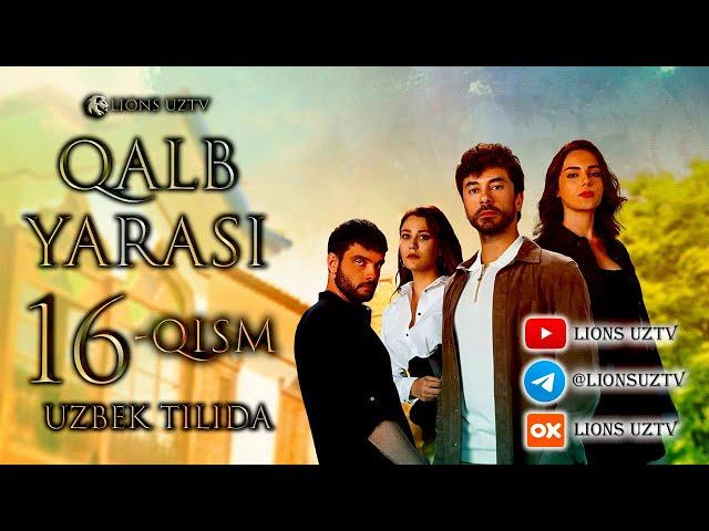 QALB YARASI 16 QISM UZBEK TILIDA HD FORMATDA | КАЛБ ЯРАСИ 16 КИСМ УЗБЕК ТИЛИДА  @atv