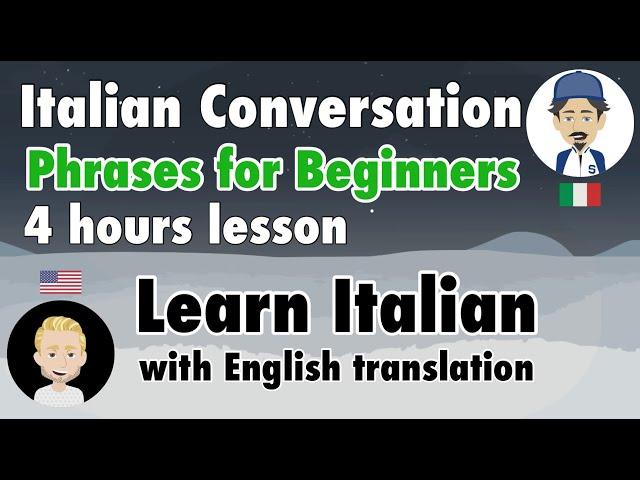 1000 Italian Language Conversation Phrases for Beginners (Learn in 4 hours)