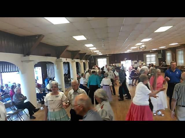 Square Dance in Dayton, Ohio with Tom Roper square dance caller, September 2015