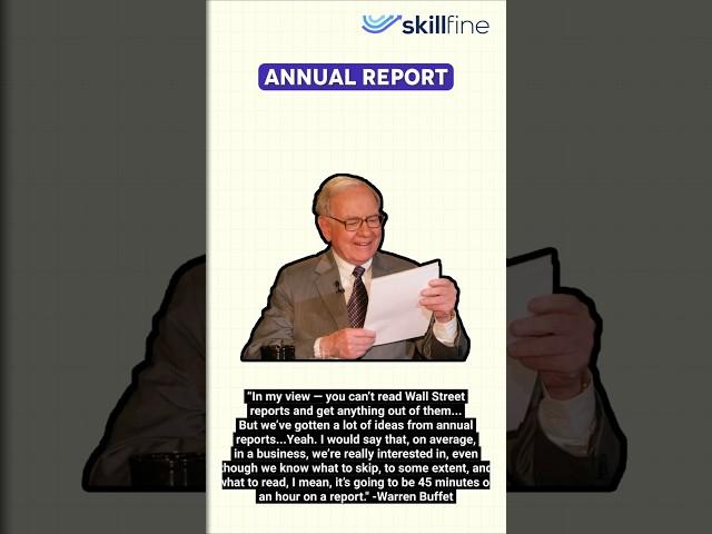 How to Read an Annual Report in Minutes