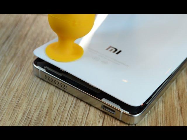 Как заменить заднюю крышку Xiaomi Mi4 (how to replace back cover)