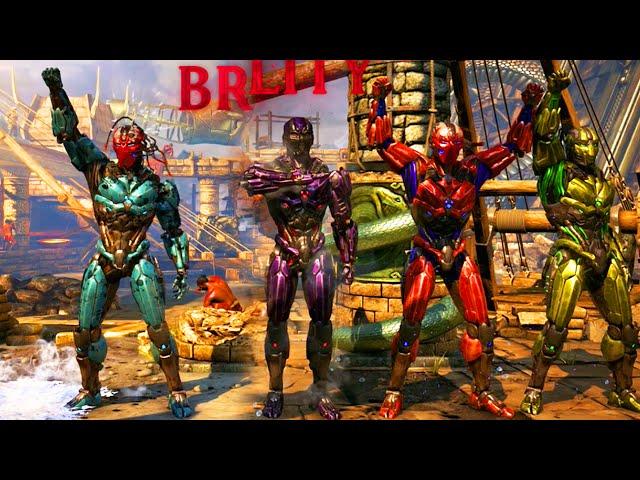 Mortal Kombat X: ALL "Triborg" Secret Brutalities, Fatality - Mortal Kombat XL Triborg Gameplay