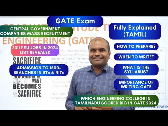 GATE Exam | Get Central Govt. Job in PSUs & Admissions in IIT & NIT | Opportunity For Engg. Students