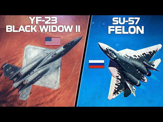 5th Generation Duel | YF-23 Vs Su-57 | AWACS HUNT | Digital Combat Simulator | DCS |