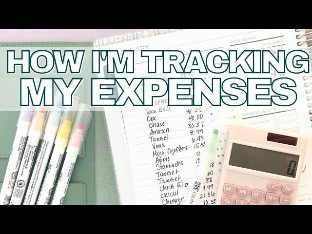 HOW I'M USING MY EXPENSE TRACKER | BUDGETING FOR THE WEEK | PLUM PAPER PLANNER