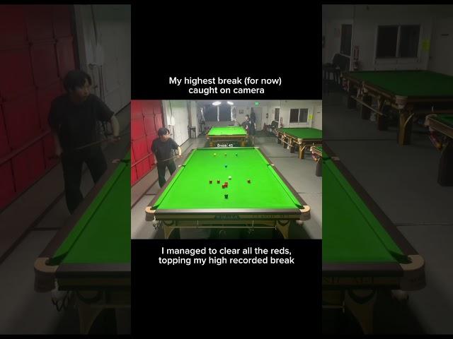 Snooker T Practice Highest Recorded Break