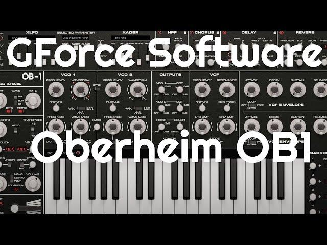 Oberheim OB-1 by GForce Software (No Talking)