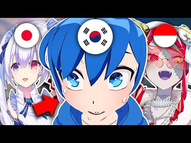 POV : When 3 Vtuber try multilingual in game