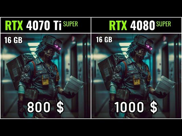 Rtx 4080 Super Vs Rtx 4070 Ti Super - TEST IN 19 GAMES 1080P - 2K - 4K