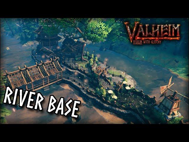 I Built a Beautiful River Base in Valheim | Valheim Builds