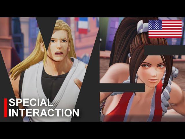 【KOF XV】ANDY vs MAI ► Story Special Interaction English Mod