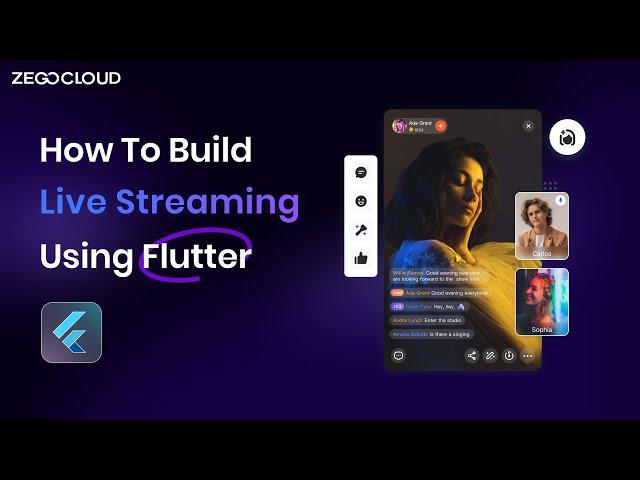 Tutorial | How to build live streaming using Flutter in 10 mins with ZEGOCLOUD